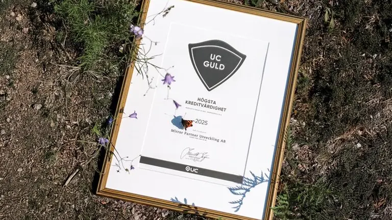 Mirror har tilldelats högsta kreditvärdighet – UC Guld