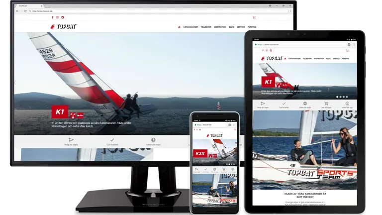 Ny e-handelslösning för TOPCAT Sweden