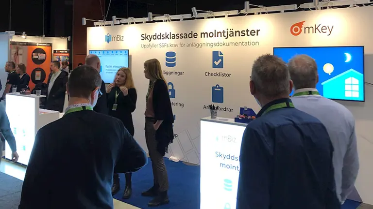 Mirror ställer ut på SecTech i Stockholm