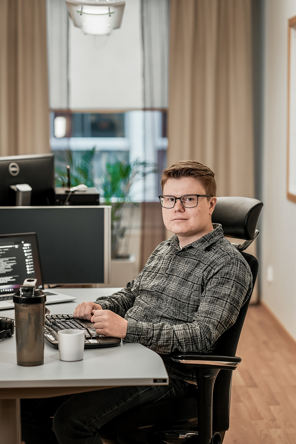 Alex gör sin LIA-praktik hos Mirror