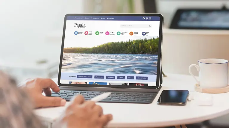 Modernare och tillgängligare webbplats för Pajala kommun
